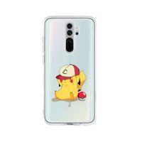 Redmi Note 8 Pro Pokemon Desenli Premium Şeffaf Silikon Kılıf