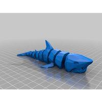 Düşük Poligon Hareketli Köpekbalığı Rip Mcka3ax (Bu ürün Sadece Plastik parçadır - Almadan Önce Soru Sorabilirsiniz)