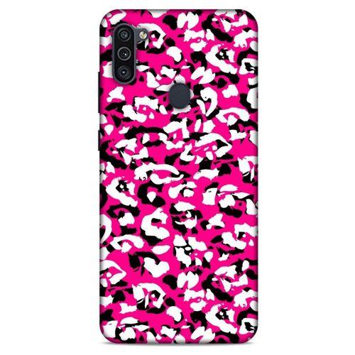 Samsung Galaxy M11 Uyumlu Kılıf Pembe Delisi (31) TPU Kılıf Kamuflaj
