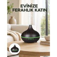 7 Renk Işıklı Ultrasonik Hava Difüzörü – Sessiz Ve Güvenli Kullanım Yeni Nesil