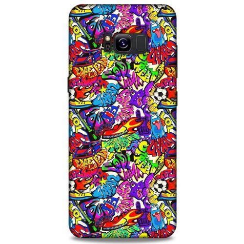 Graffitix (45) Desenli Silikon Kapak Samsung Galaxy S8 Plus Kılıf