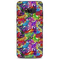Graffitix (45) Desenli Silikon Kapak Samsung Galaxy S8 Plus Kılıf