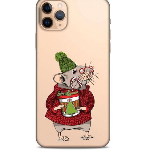 Zoologix (23) Apple Iphone 11 Pro Şeffaf Kılıf Silikon Desenli