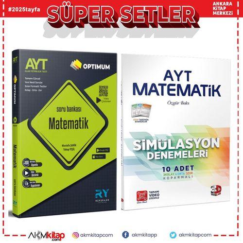 Referans AYT Matematik Soru Bankası ve 3D Yayınları Deneme Seti 2 Kitap