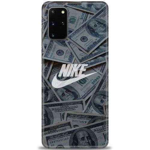 Samsung Galaxy S20 Plus Kılıf HD Baskılı Kılıf - Nike Dolar + Tam Ekran Koruyucu
