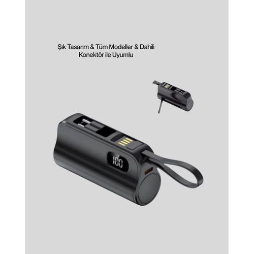 Pd 20w Hızlı Şarjlı Kablolu Kablosuz Kullanım Powerbank