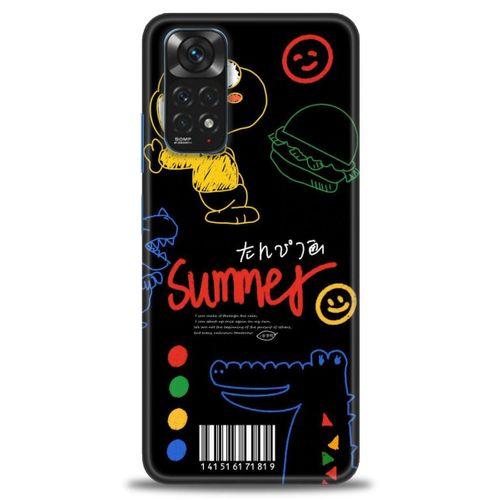 Xiaomi Redmi Note 12 4G Kılıf HD Baskılı Kılıf - Summer + Tam Ekran Koruyucu