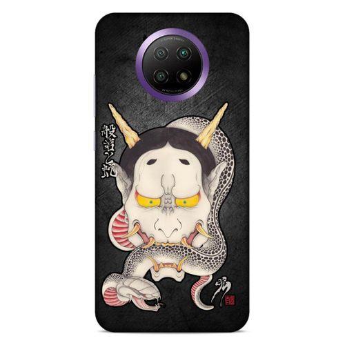 Lopard Xiaomi Redmi Note 9 5g Uyumlu Kılıf Tattoo's (50) Shockproof Kılıf Hannya Kijo Dövme