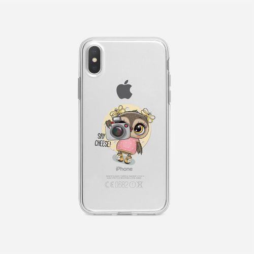 iPhone Xs Max Say Cheese Şeffaf Telefon Kılıfı