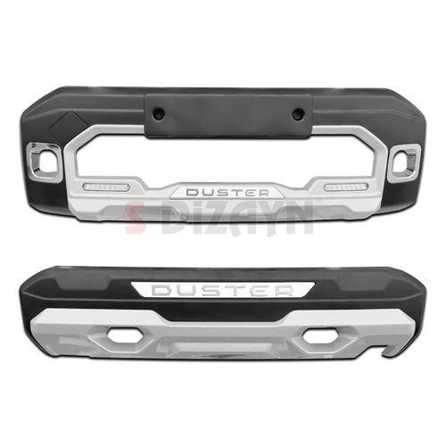 S-Dizayn Renault Duster 4X2 Ön ve Arka Tampon Koruma Difüzör Seti 2024 Üzeri A+ Kalite