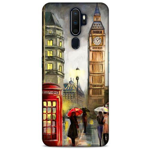 Oppo A9 2020 Kılıf Dünya Mimarisi (11) Tam Koruma Londra Saat Kulesi