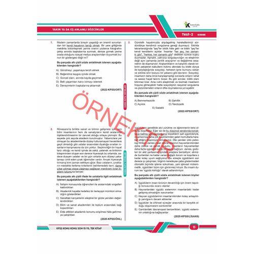 2026 FULLKPSS LİSANS-ÖNLİSANS-ORTAÖĞRETİM Son 15 Yılın Soruları Tüm Dersler Tek Kitap Soru Bankası