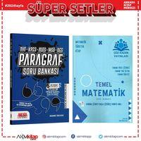 Çöz Kazan TYT Temel Matematik ve AKM Paragraf Soru Bankası Seti 2 Kitap