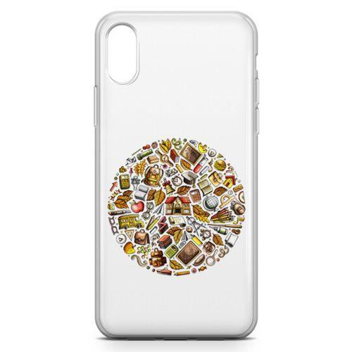 Apple iPhone X Kılıf Öğretmenler Günü Hediyesi Arka Kapak Koruma Desenli Full Koruyucu