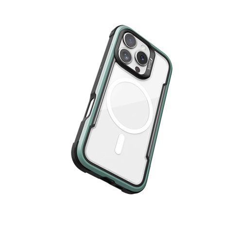 Apple iPhone 16 Pro Kılıf M-safe Şarj Özellikli Airbagli Raptic Shield Serisi Şeffaf Arka Yüzey Kapak