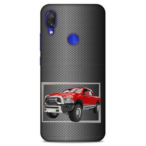 Lopard Xiaomi Redmi Note 7 Pro Uyumlu Kılıf PickUpX (15) Antişok Kılıf Kırmızı Siyah