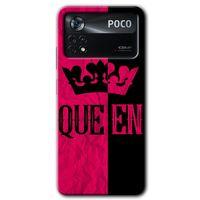 Potkal Hediye Fabrikası Poco x4 Pro Kılıf HD Desen Baskılı Arka Kapak - Queen