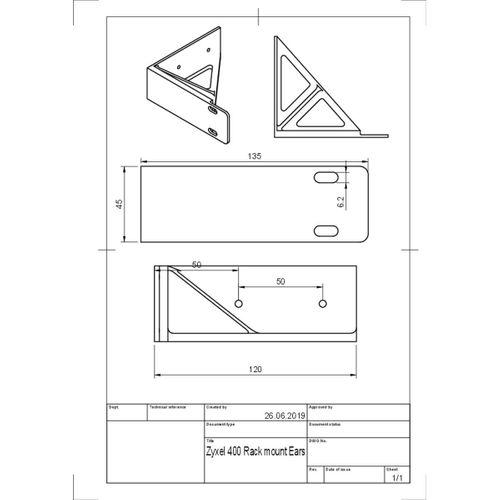 Zyxel Gateway 400 Raf Montaj Kulakları - 3714256