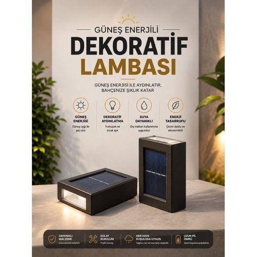 Bahçe Aydınlatması Solar Güneş Enerjili Dekoratik Led Işıklı Lamba