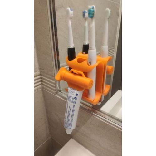 Diş Macunu Squeezer ve Diş Fırçası Tutucu - 5137087
