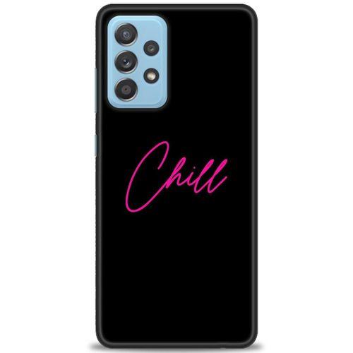 Samsung Galaxy A72 Kılıf HD Baskılı Kılıf - Chill + Tam Ekran Koruyucu