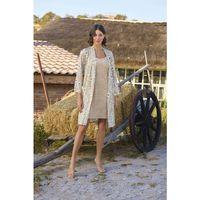 Çiçek Desenli Önü Düğmeli Sabahlık Takımı