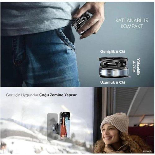 Zhltools Vakumlu Manyetik Araç İçi Telefon Tutucu