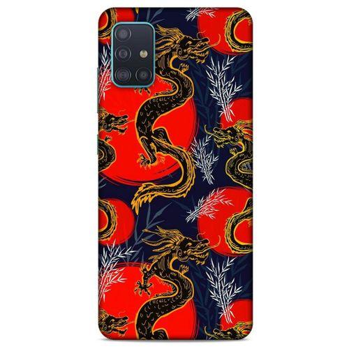 Samsung Galaxy A51 Kılıf Dragons (30) Silicone Case Ejderha Cizimi