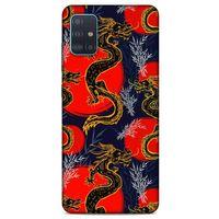 Samsung Galaxy A51 Kılıf Dragons (30) Silicone Case Ejderha Cizimi