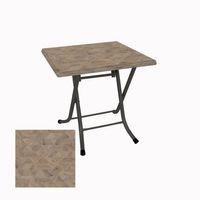 Dockers Klasik Katlanır Masa 70x70 cm - (Werzalit, Wermodin ve Allzalit Tabla) - Edgy Wood