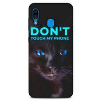 Lopard Samsung Galaxy A30 Uyumlu Kılıf Kediler (46) Core Armor Kılıf Dokunma