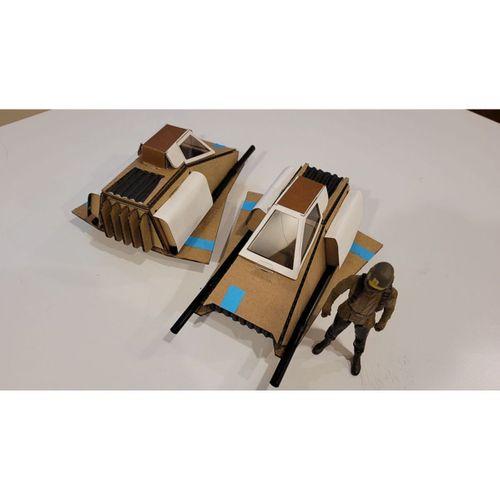 Ralph McQuarrie Hoth Snow Speeder Concept 3.75_ Ölçek - 5145990