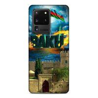 Samsung Galaxy S20 Ultra Uyumlu Kılıf Azarbaijan (50) Shockproof Kılıf Bakü Simgeler