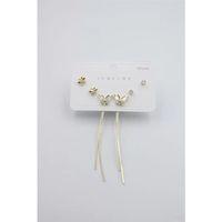 Çoklu Set Küpe - Altın