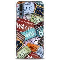 Huawei P20 Pro Kılıf HD Baskılı Kılıf - W6HQF + Tam Ekran Koruyucu