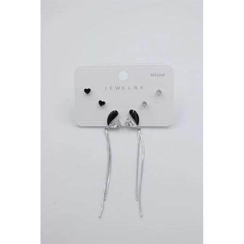 Çoklu Set Küpe - Gümüş