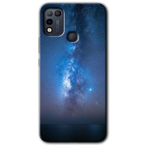 İnfinix Hot 10 Play Kılıf HD Desen Baskılı Arka Kapak - Samanyolu