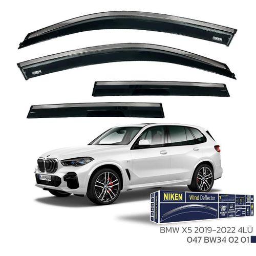 BMW X5 2019 -  Kromlu Cam Rüzgarlığı 4Lü Parça