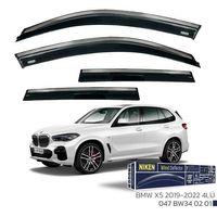 BMW X5 2019 -  Kromlu Cam Rüzgarlığı 4Lü Parça