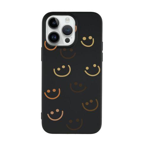 iPhone 14 Pro Uyumlu Smile Desenli Premium Silikonlu Lansman Telefon Kılıfı