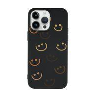 iPhone 14 Pro Uyumlu Smile Desenli Premium Silikonlu Lansman Telefon Kılıfı