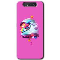 Samsung Galaxy A80 HD Baskılı Kılıf + 9D Tam Ekran Koruyucu - Uzay Başlığı