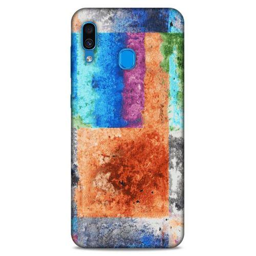 Lopard Samsung Galaxy A30 Uyumlu Kılıf Soyut Sanat (49) Baskılı Ultra Silikon Kılıf