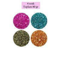 Kesme Cam Boncuk 2mm - 4 Renk - Toplam 80 Gram - BNC438