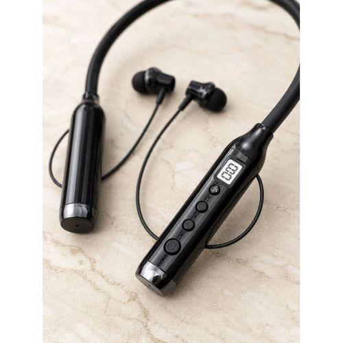 Kablosuz Bluetooth Boyun Kulaklığı 10 Metre Menzilli Mikrofonlu Ses Kontrollü Uzun Kullanım Süreli Kulak İçi Kulaklık