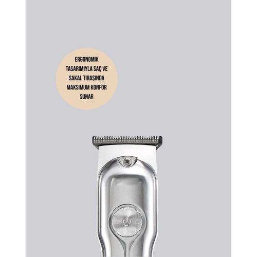Metal Gövdeli Saç Sakal Kesme Makinesi – Hassas Kesim İçin