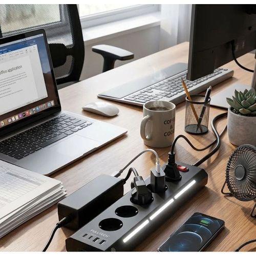 4’ü 1 Arada 100w Akıllı Tasarım Yüksek Dayanıklılık Çoklu Uyumlu Örgülü Hızlı Şarj Kablosu