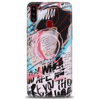 Samsung Galaxy A20S Kılıf HD Baskılı Kılıf - Yazılar + Tam Ekran Koruyucu