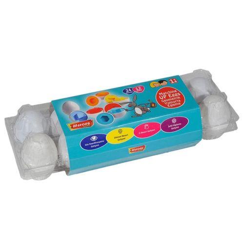 Eğitici Oyuncak ERN-804 Heroes Toys 12li Yumurta Eşleştirme - Eren Oyuncak