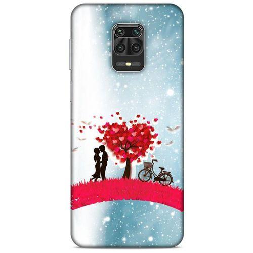 Lopard Xiaomi Redmi Note 9 Pro Uyumlu Kılıf Bahar (20) Koruyucu Kılıf Kalpli Ağaç